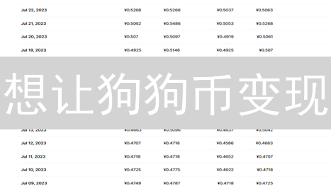 想让狗狗币变现？3招教你轻松兑换人民币！